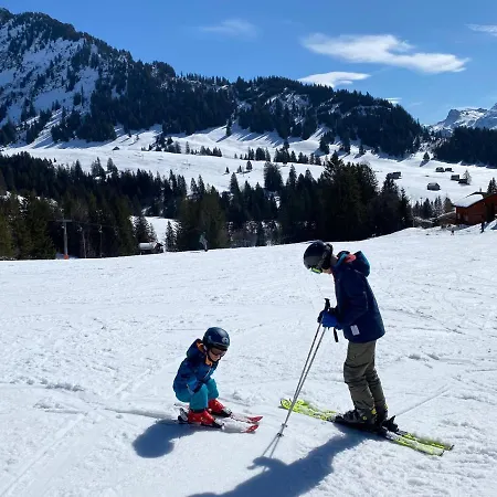 Arvenbueel-flueuegespitz An Der Skipiste Amden